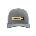 TM203 • Heather Grey/White Snapback Trucker Hat