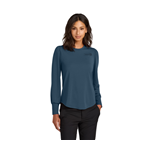 TM102 • Mercer+Mettle® Women’s Stretch Jersey Long Sleeve Blouson Top