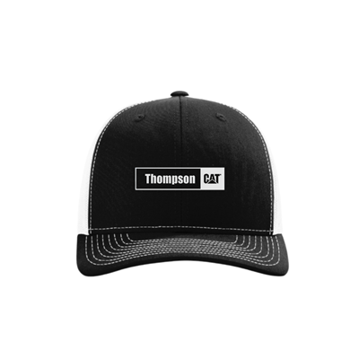 TM201 • Black/White Snapback Trucker Hat