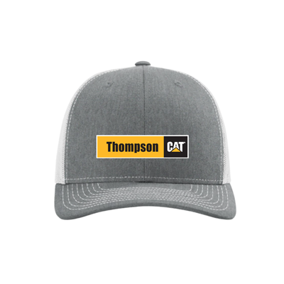 TM203 • Heather Grey/White Snapback Trucker Hat