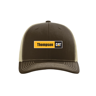 TM206 • Brown/Khaki Snapback Trucker Hat