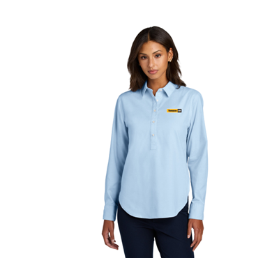 TM111 • Mercer+Mettle® Women’s Long Sleeve Modern Oxford Shirt