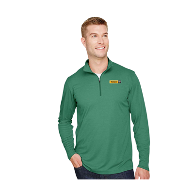TM121 • Men's Zone Sonic Heather Performance Quarter-Zip Pullover