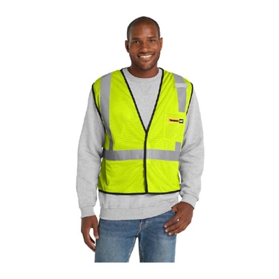 TM150 • CornerStone® ANSI 107 Class 2 Economy Mesh One-Pocket Vest